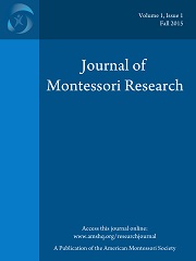 					Se Vol 1 Nr. 1 (2015): Journal of Montessori Research
				