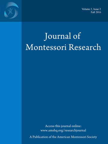 					Ver Vol. 2 Núm. 2 (2016): Journal of Montessori Research
				