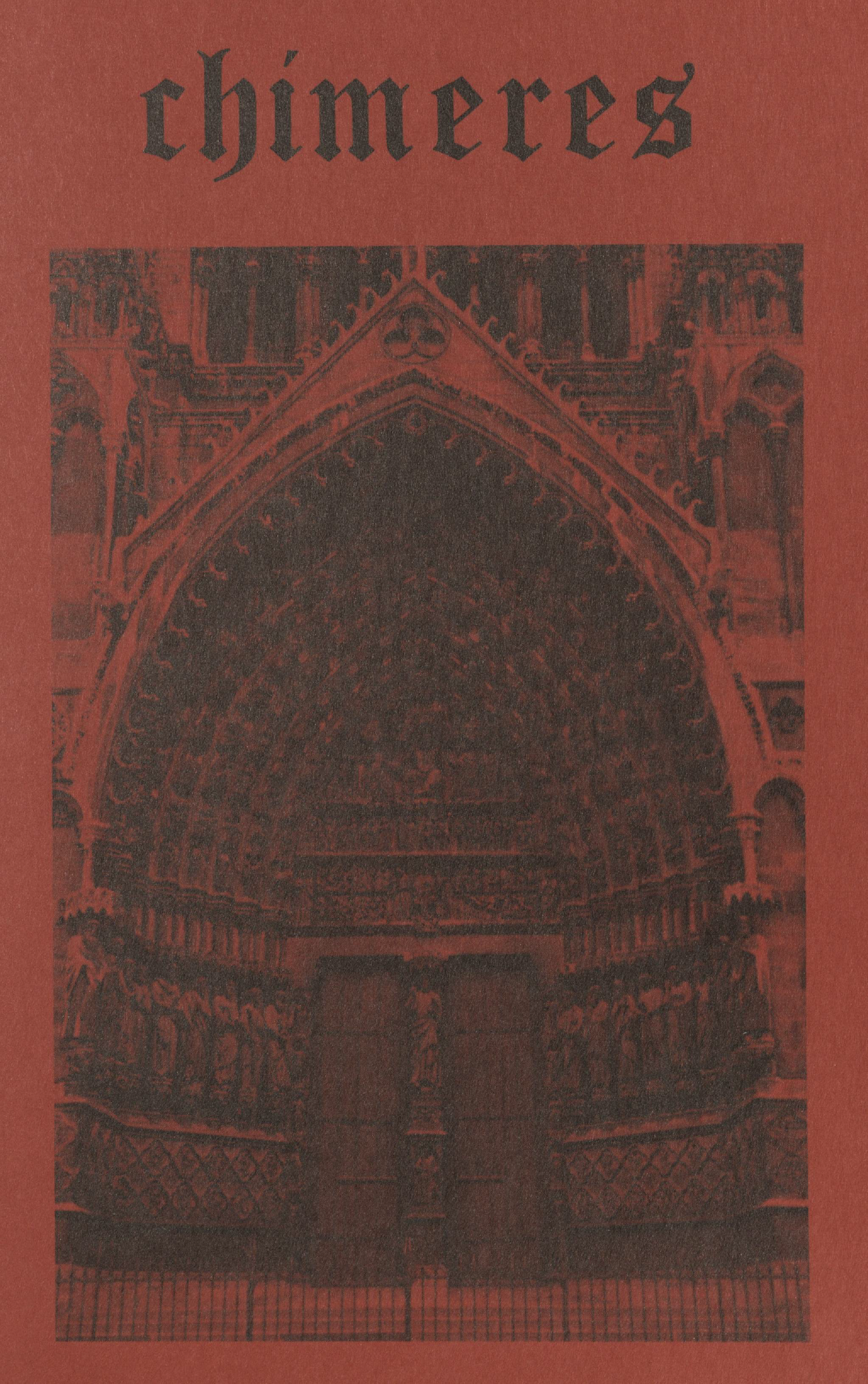 Cover for Chimères, Vol 4.1, Winter 1970