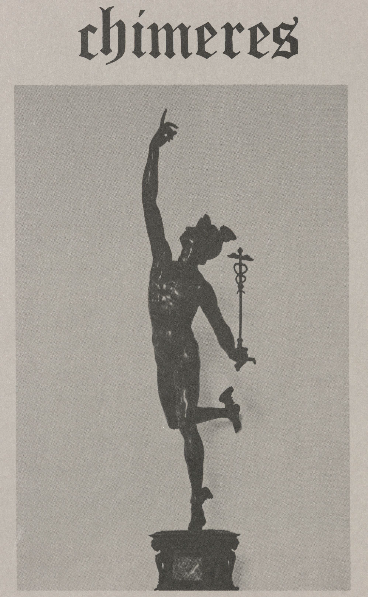 Cover for Chimères, Vol. 12.1, Fall 1978