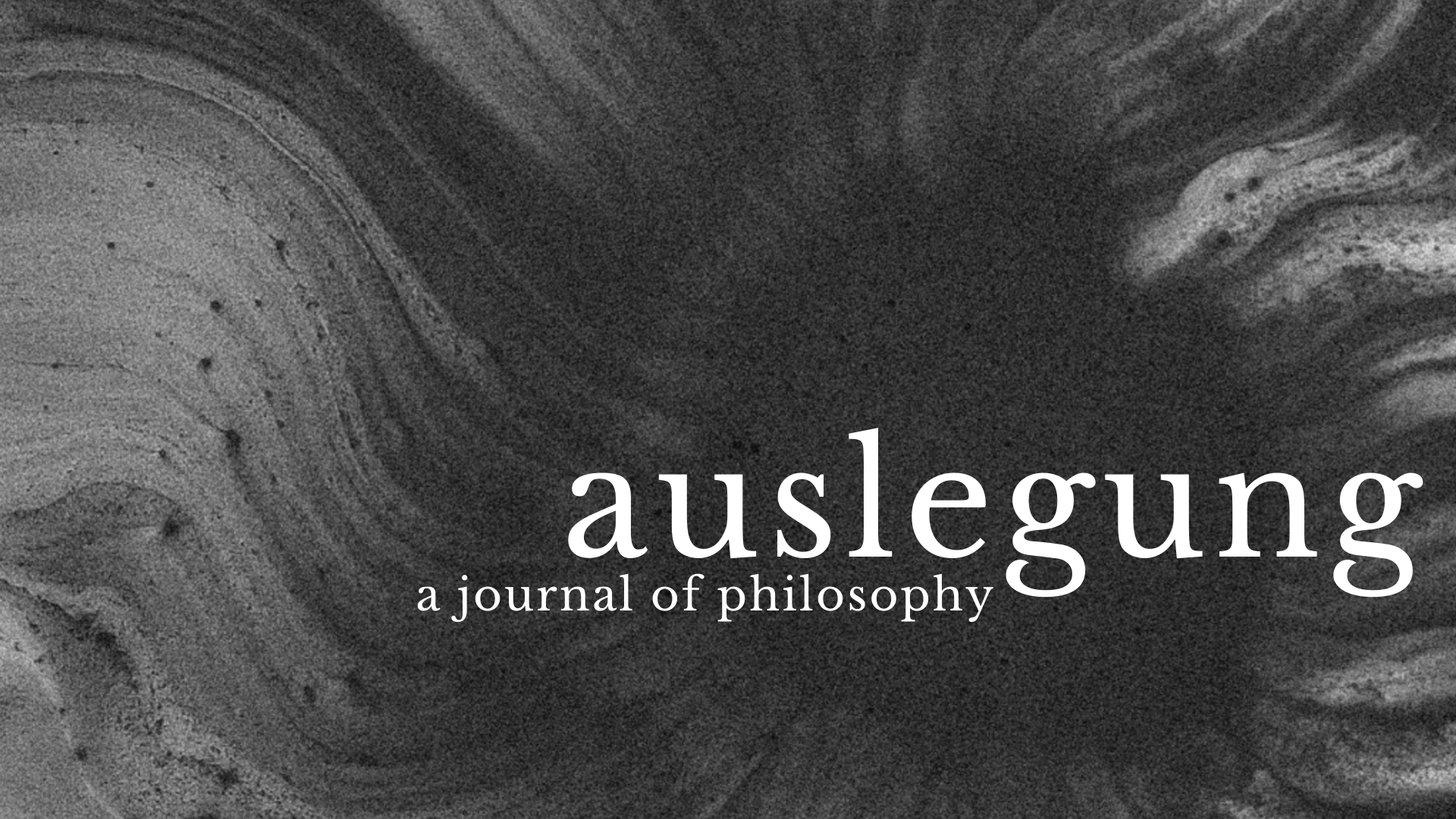 auslegung: a journal of philosophy