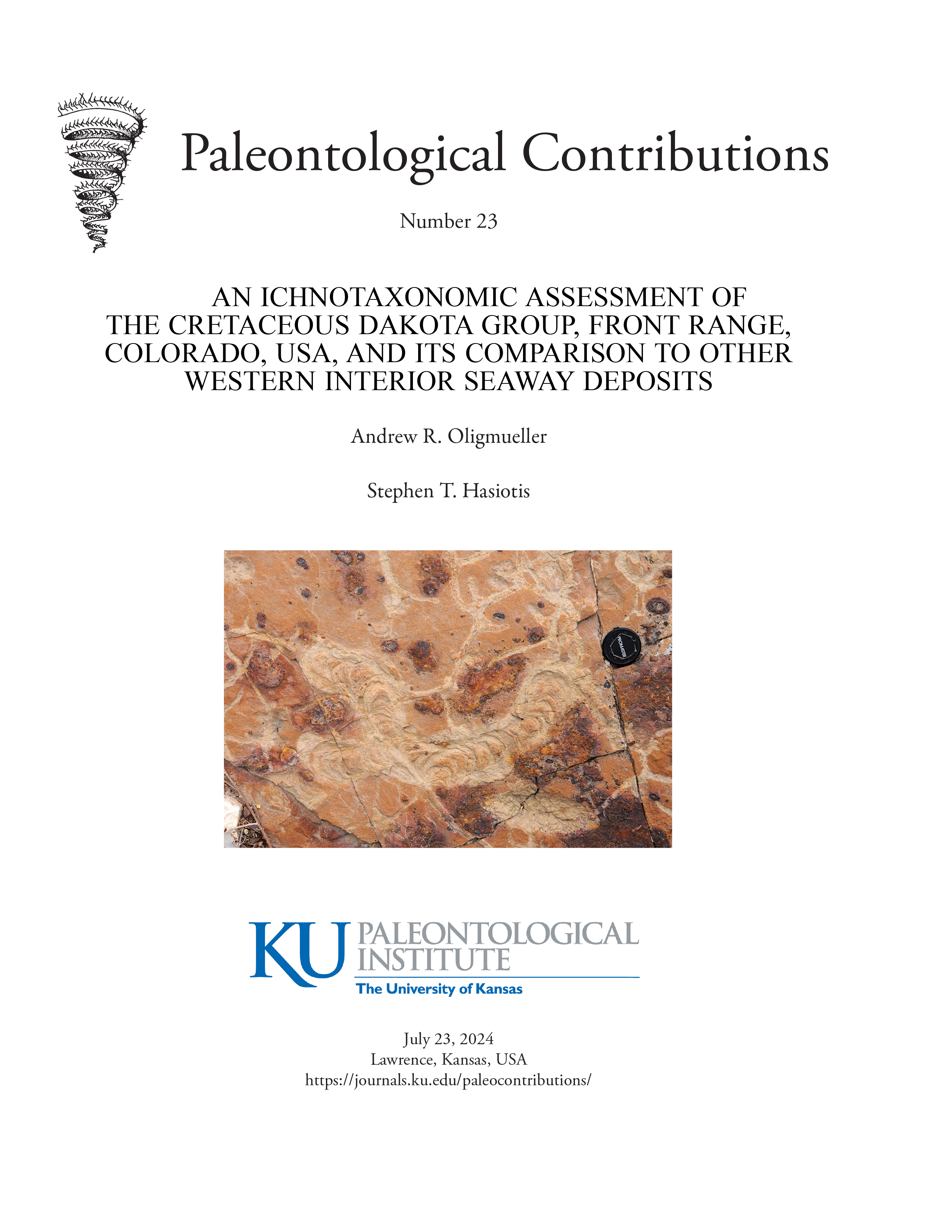 Paleontological Contributions, number 23