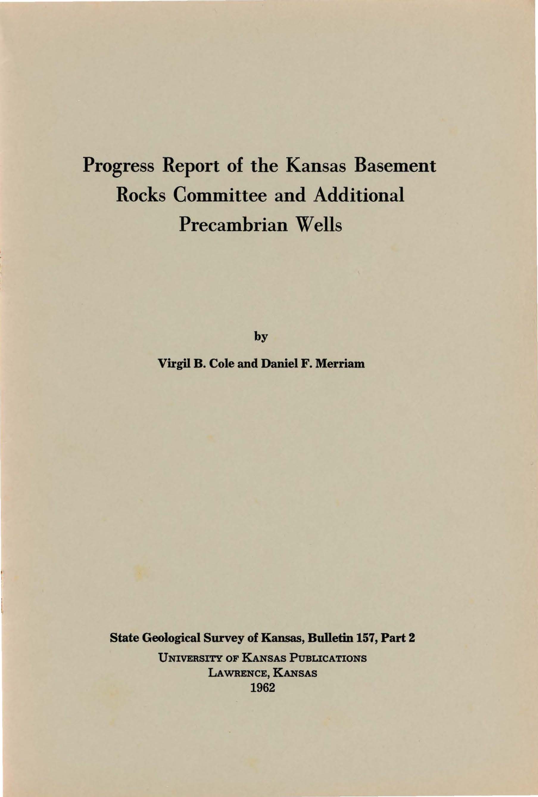 					View Bulletin 157: 1962 Reports of Studies
				