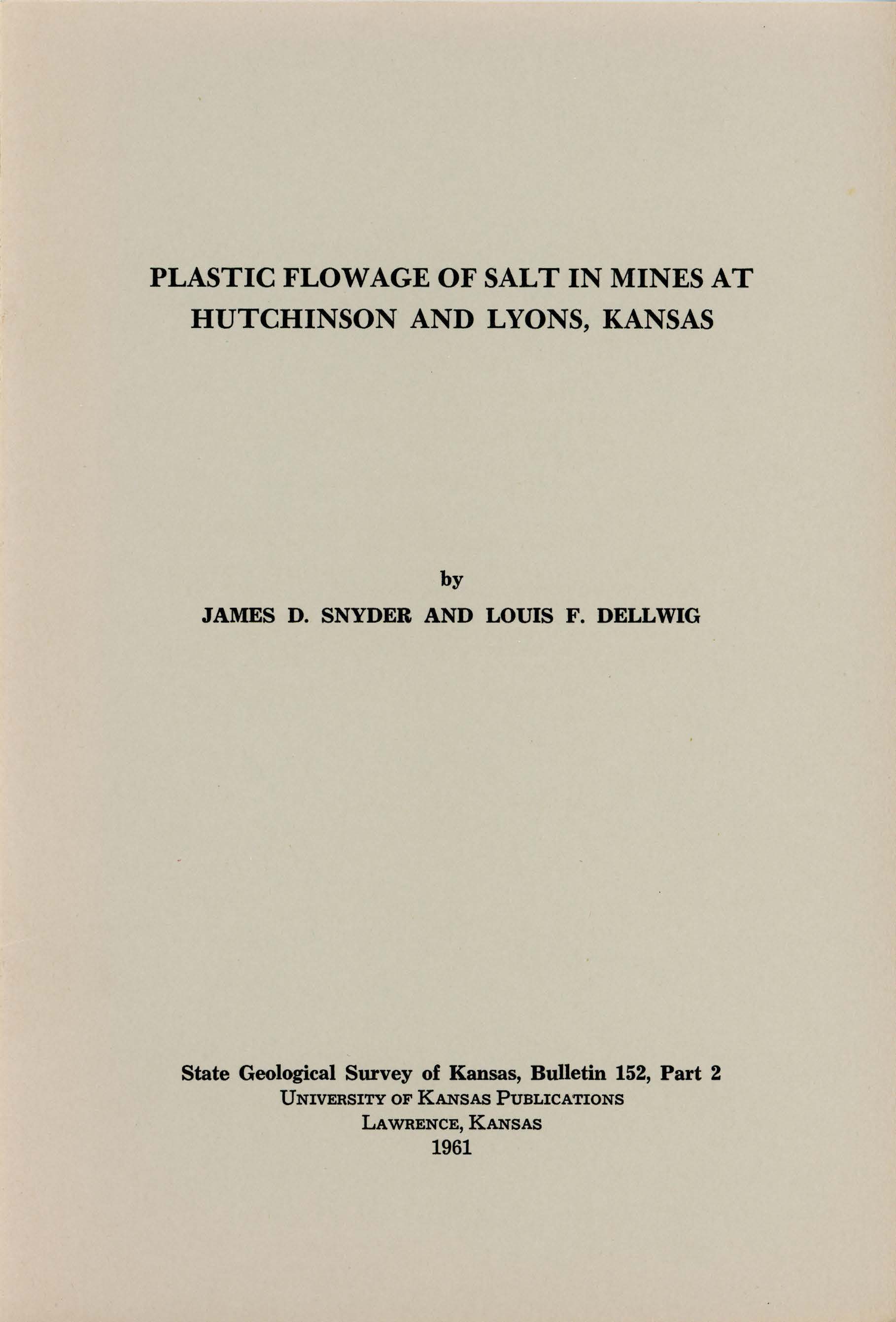 					View Bulletin 152: 1961 Reports of Studies
				